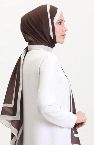 Kehribar Şal 70240-02 Acı Kahve