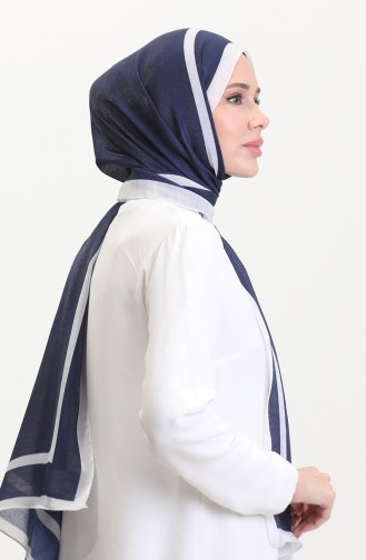 Kehribar Şal 70240-03 Lacivert