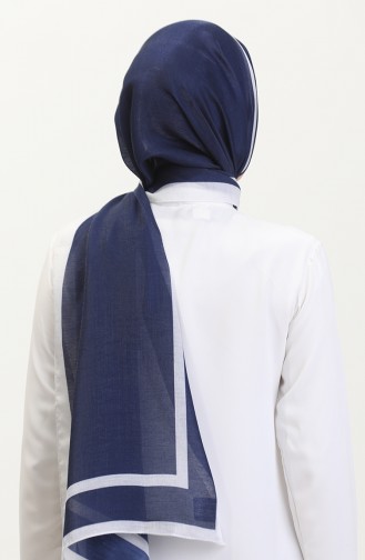 Kehribar Şal 70240-03 Lacivert