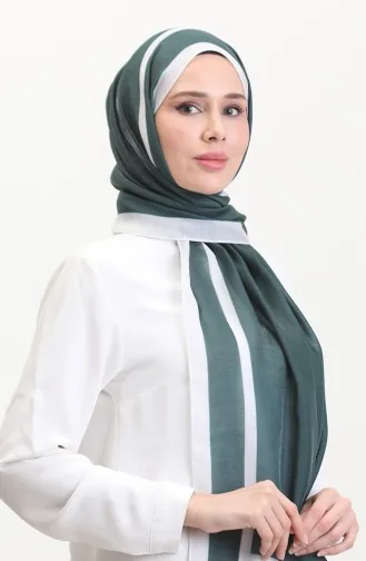 Kehribar Şal 70240-05 Koyu Haki