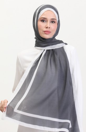 شال كهربار  70240-06 رمادي غامق 70240-06