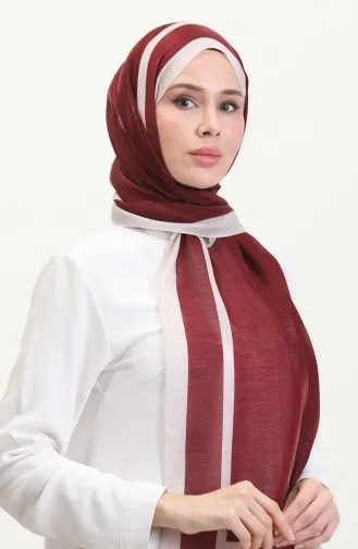 Kehribar Şal 70240-07 Bordo