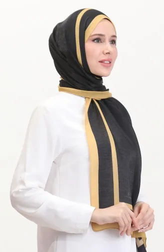 Châle Ambre 70240-09 Moutarde Noire 70240-09