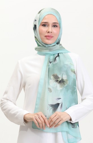 شال كهريبار 70250-02 أخضر مينت 70250-02