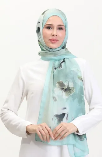 Kehribar Şal 70250-02 Çağla Yeşili Mint Yeşili