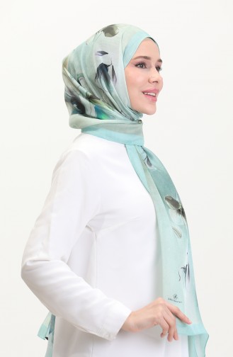 شال كهريبار 70250-02 أخضر مينت 70250-02