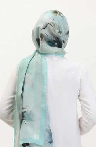 شال كهريبار 70250-02 أخضر مينت 70250-02