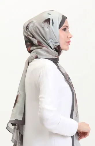 Kehribar Şal 70250-03 Kahverengi Toprak