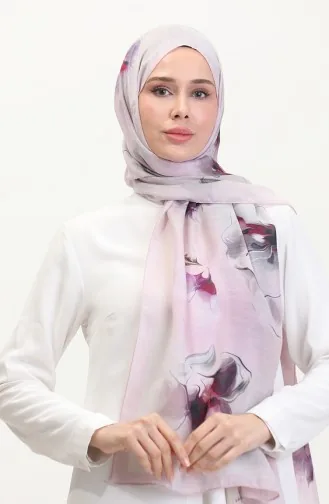 Kehribar Şal 70250-04 Pembe Gül Kurusu