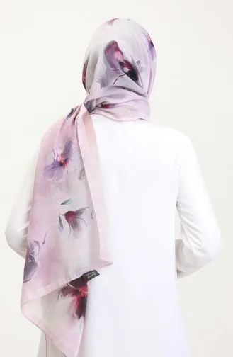 Kehribar Şal 70250-04 Pembe Gül Kurusu