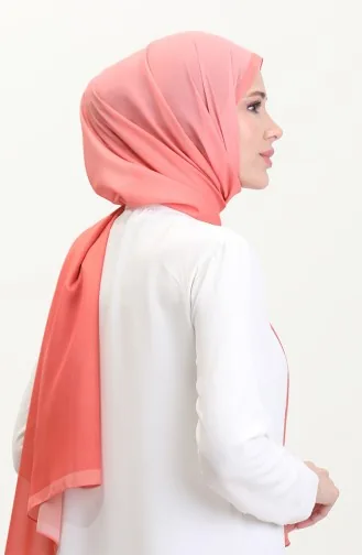 Dijital Şifon Şal 70262-02 Turuncu