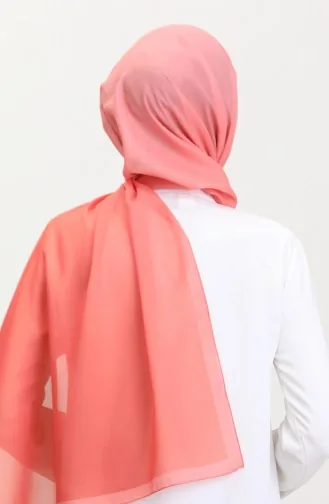 Dijital Şifon Şal 70262-02 Turuncu