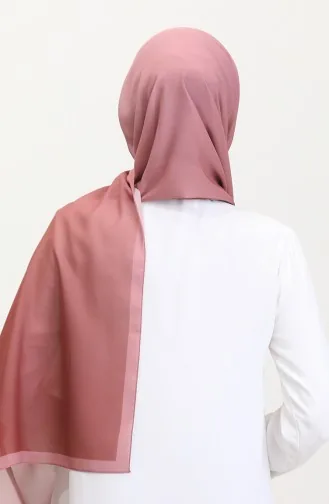 Dijital Şifon Şal 70262-04 Koyu Kahverengi