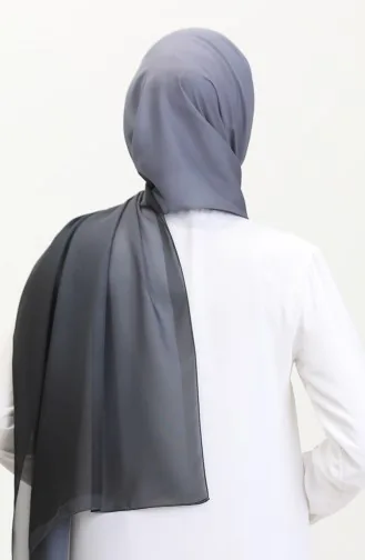 شال شيفون ديجيتال  70262-10 أسود 70262-10