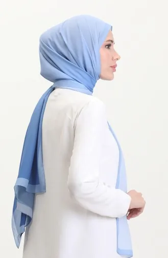 شال شيفون ديجيتال  70262-11 انديجو 70262-11