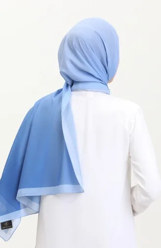 شال شيفون ديجيتال  70262-11 انديجو 70262-11