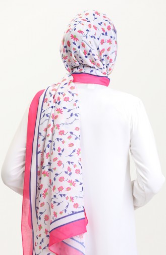 Châle Rose bonbons 70264-09