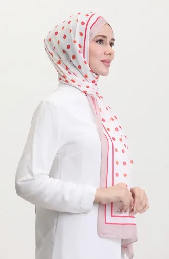 Patterned Soft Shawl 70265-06 Mink Dark Pink 70265-06