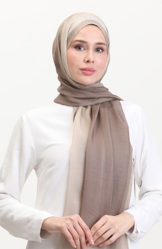 Kehribar Şal 70268-01 Vizon