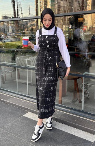 Black Hijab Dress 4405-01
