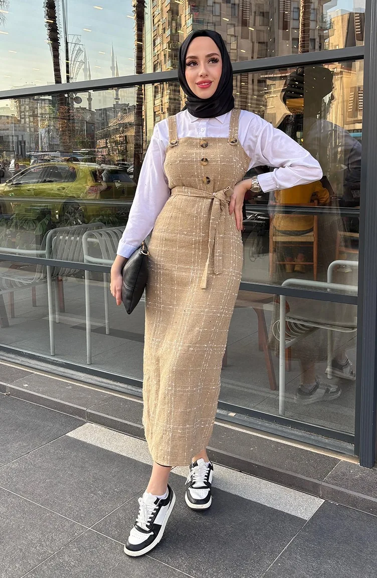 Nerz Hijab Kleider 4405-03