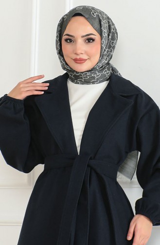 معطف جوخ بحزام 2059-02 كحلي 2059-02