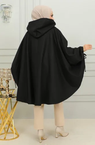 Schwarz Poncho 0505-01