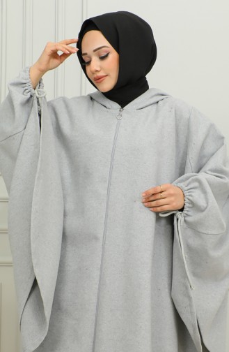 Gray Poncho 0505-05