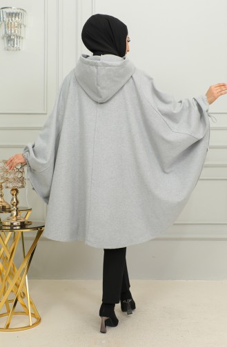 Gray Poncho 0505-05