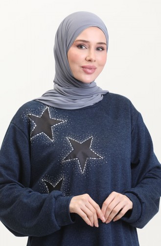 طقم أزرق كحلي 0555-02
