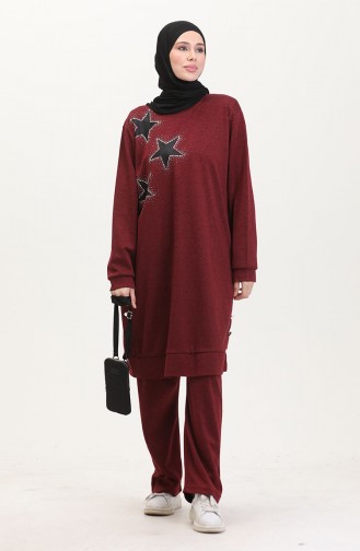 Claret Red Suit 0555-04