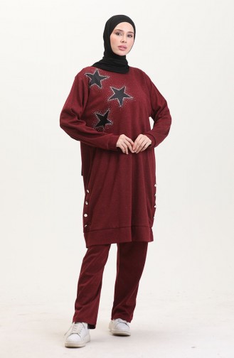 Claret Red Suit 0555-04
