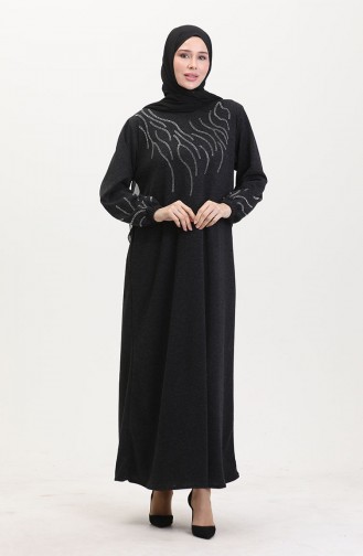 Robe Hijab Noir 0550-01