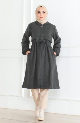 Grau Mantel 0503-01