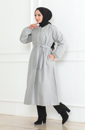 Grau Mantel 0504-01