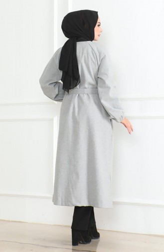 Grau Mantel 0504-01