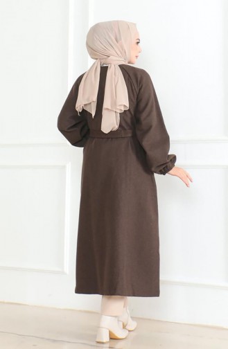 معطف طويل بُني 0504-05