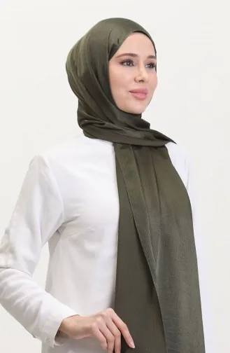 Jan Jan Şifon Şal 70239-34 Haki