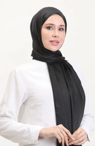 Kristal Şal 70255-01 Siyah
