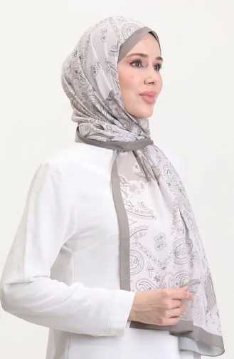 Desenli Soft Şal 70267-05 Vizon