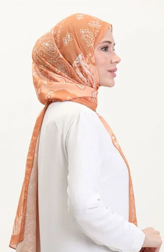 Desenli Soft Şal 70267-10 Camel
