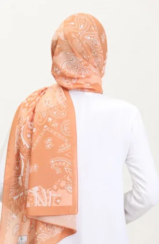 Desenli Soft Şal 70267-10 Camel