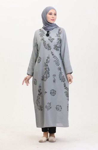Robe Hijab Gris 0004-15
