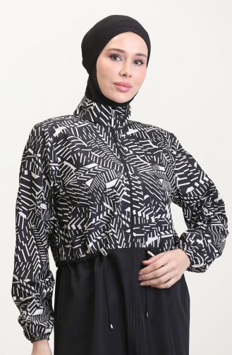 Maillot de Bain Hijab Blanc 9001D-01