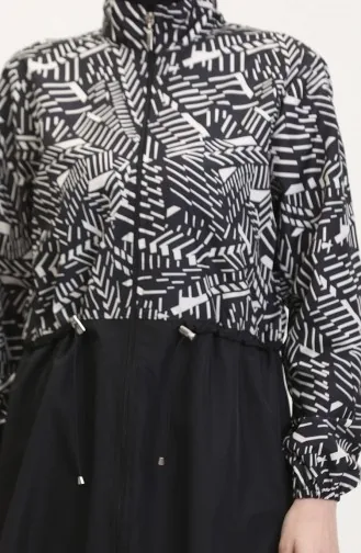 Weiß Hijab Badeanzug 9001D-01