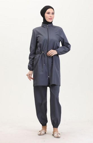 Maillot de Bain Hijab Antracite 9002-03