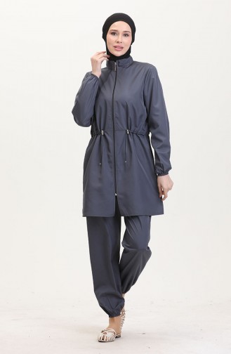 Maillot de Bain Hijab Antracite 9002-03
