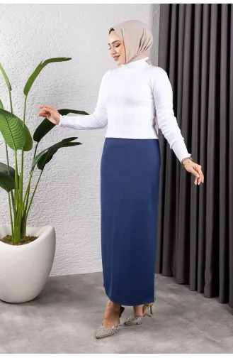Indigo Skirt 1086-06