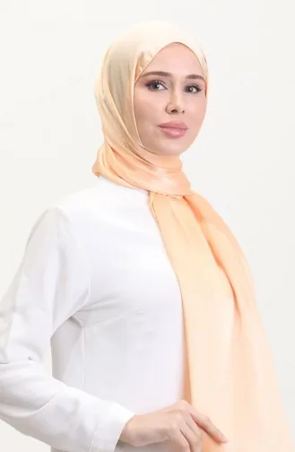 Jan Jan Şifon Şal 70239-17 Kavuniçi