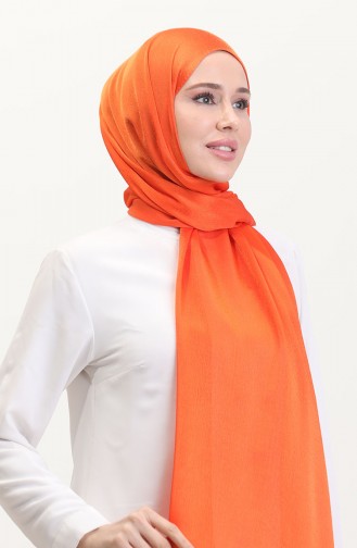 Jan Jan Şifon Şal 70239-19 Oranj